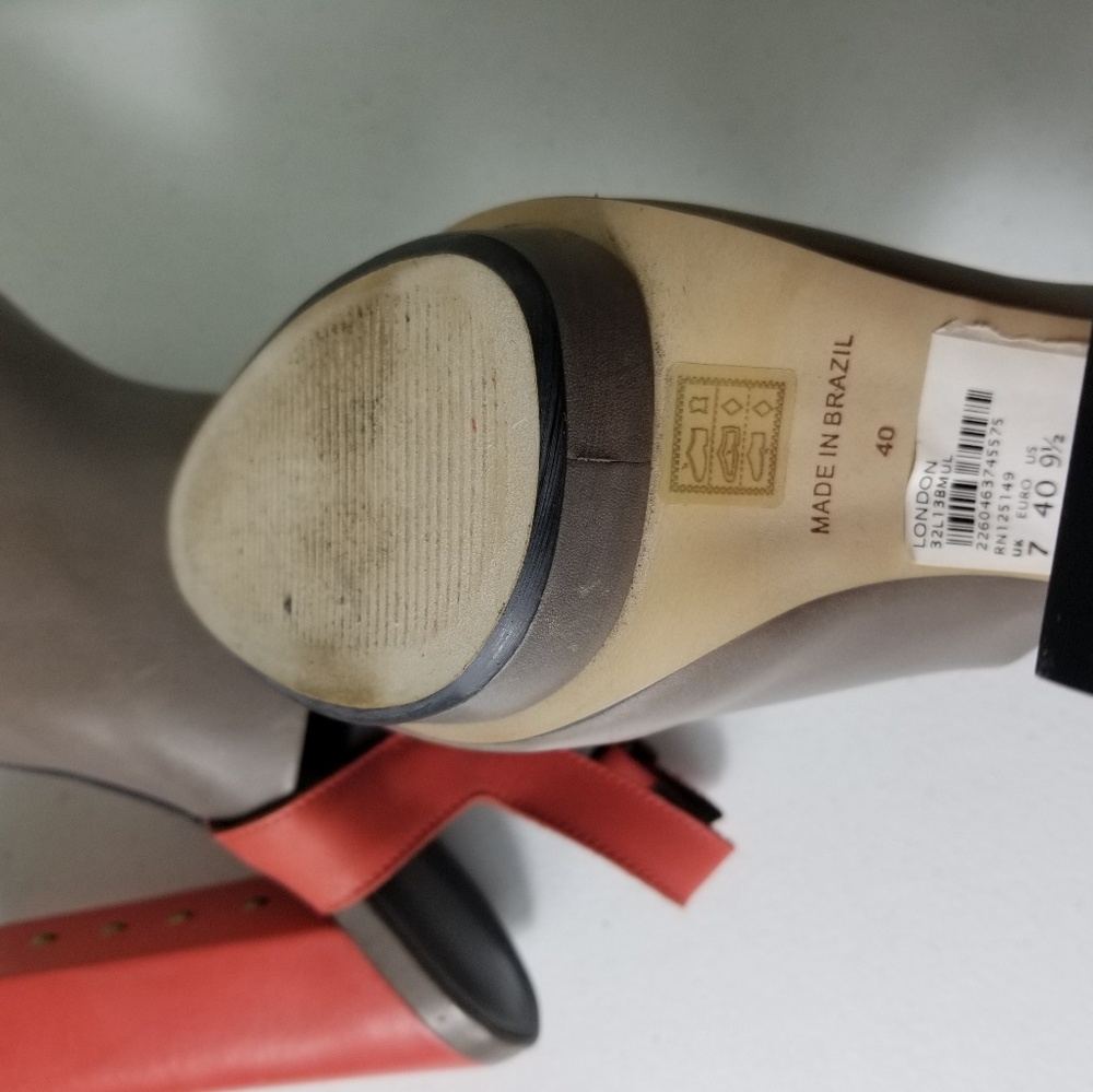 Topshop Leather Heel With Ankle Strap - Picture 6 of 8
